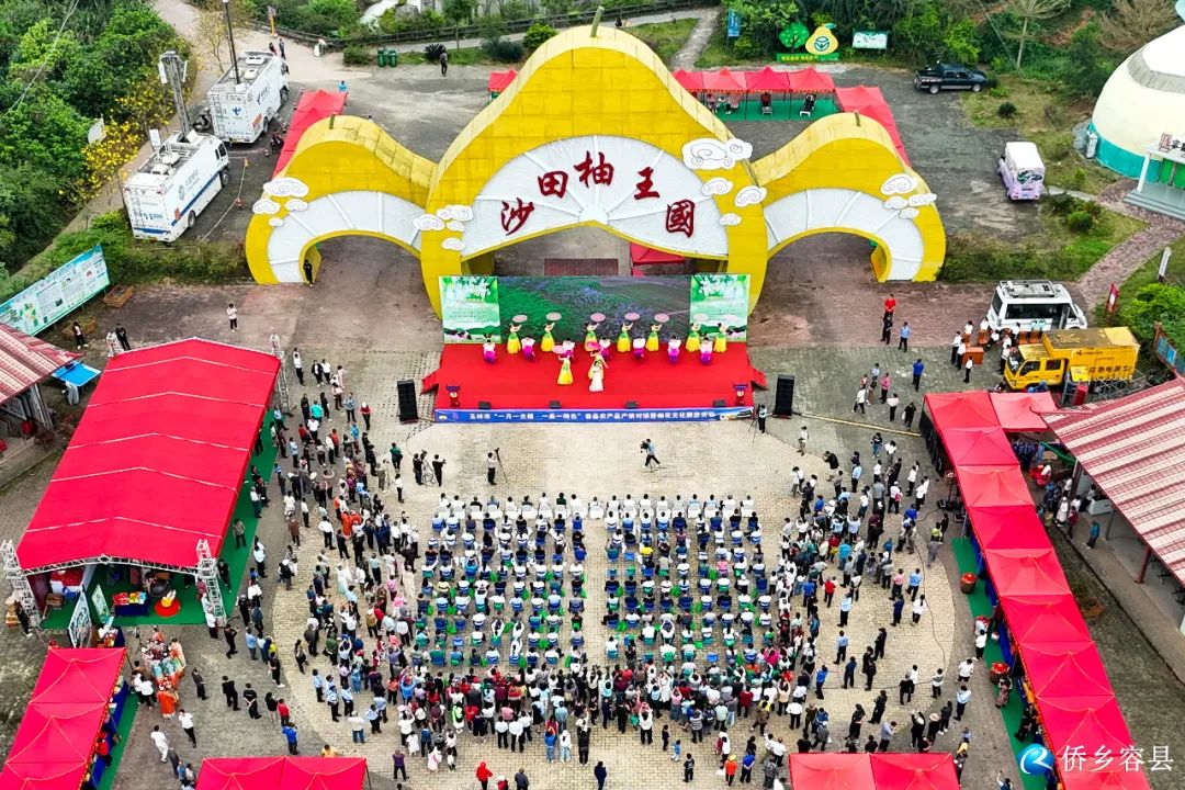 玉林市容县农产品产销对接暨柚花文化旅游活动盛大开幕