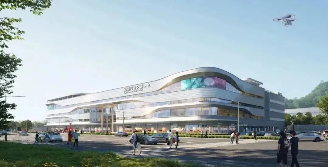 乐清市现代农副产品批发市场一期建设进展迅速，冷链冷库区与零售区即将完工
