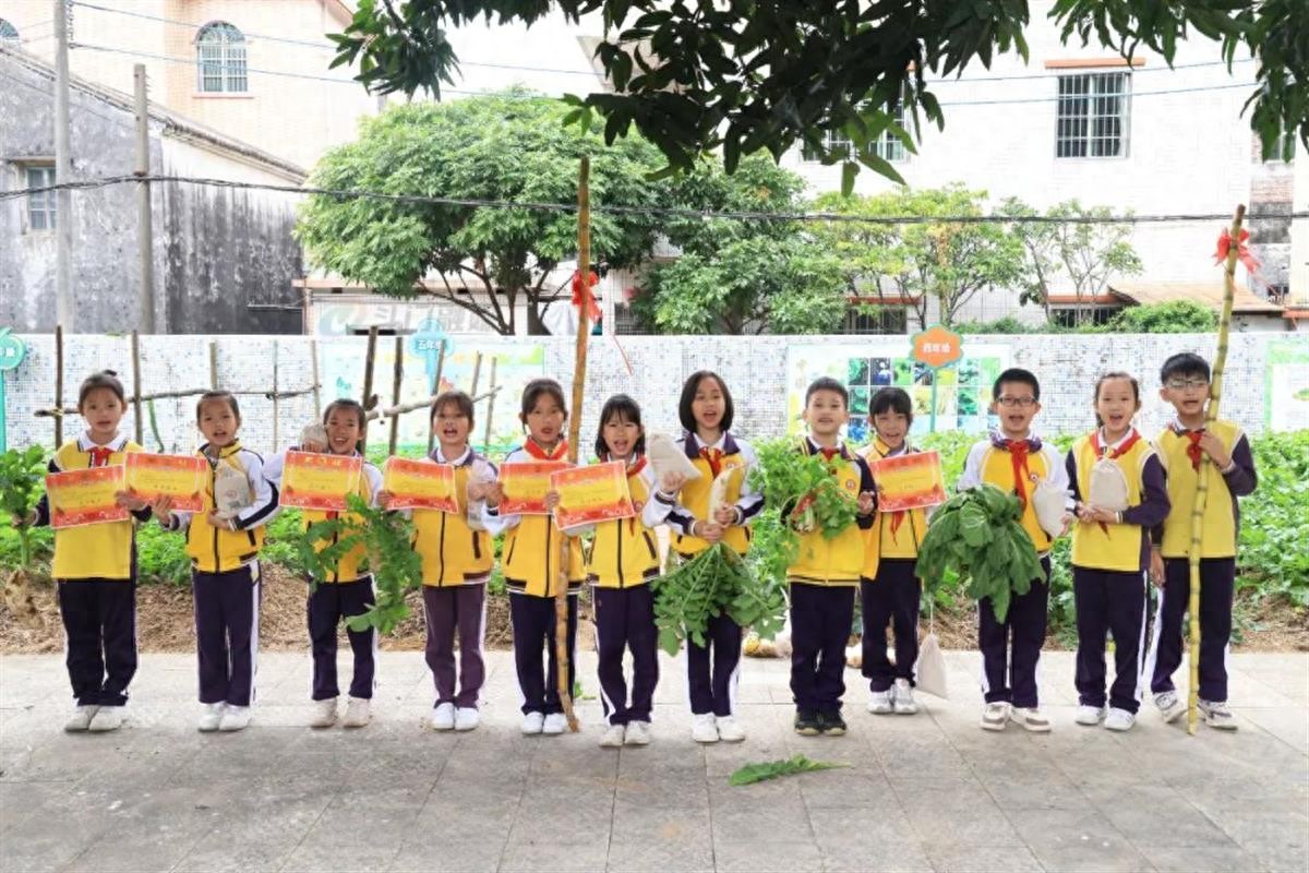 珠海白石小学散学礼：学生亲手栽培的农产品成为特殊年终奖