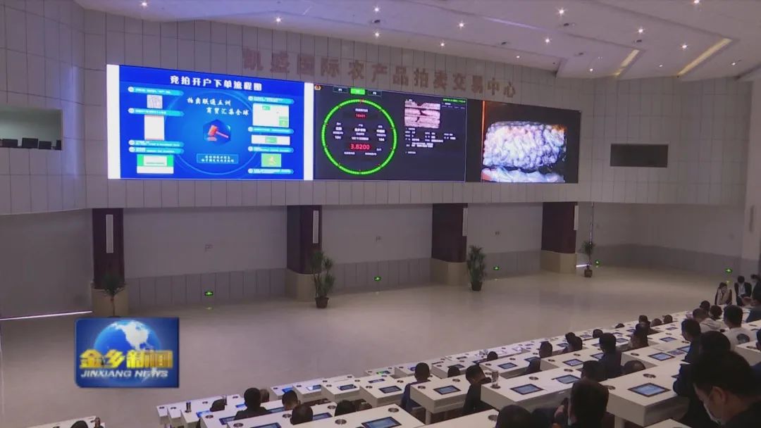 金乡县委书记董冰调研凯盛国际农产品拍卖交易中心，强调提升大蒜交易效率