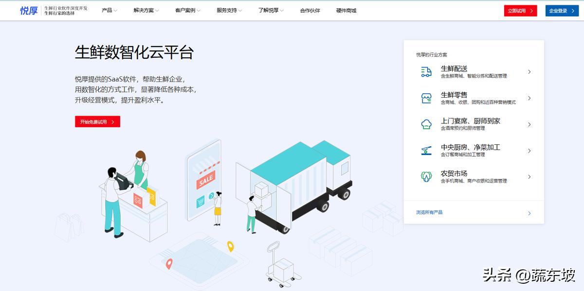 蔬东坡ERP解决方案_生鲜配送软件系统_农产品配送公司