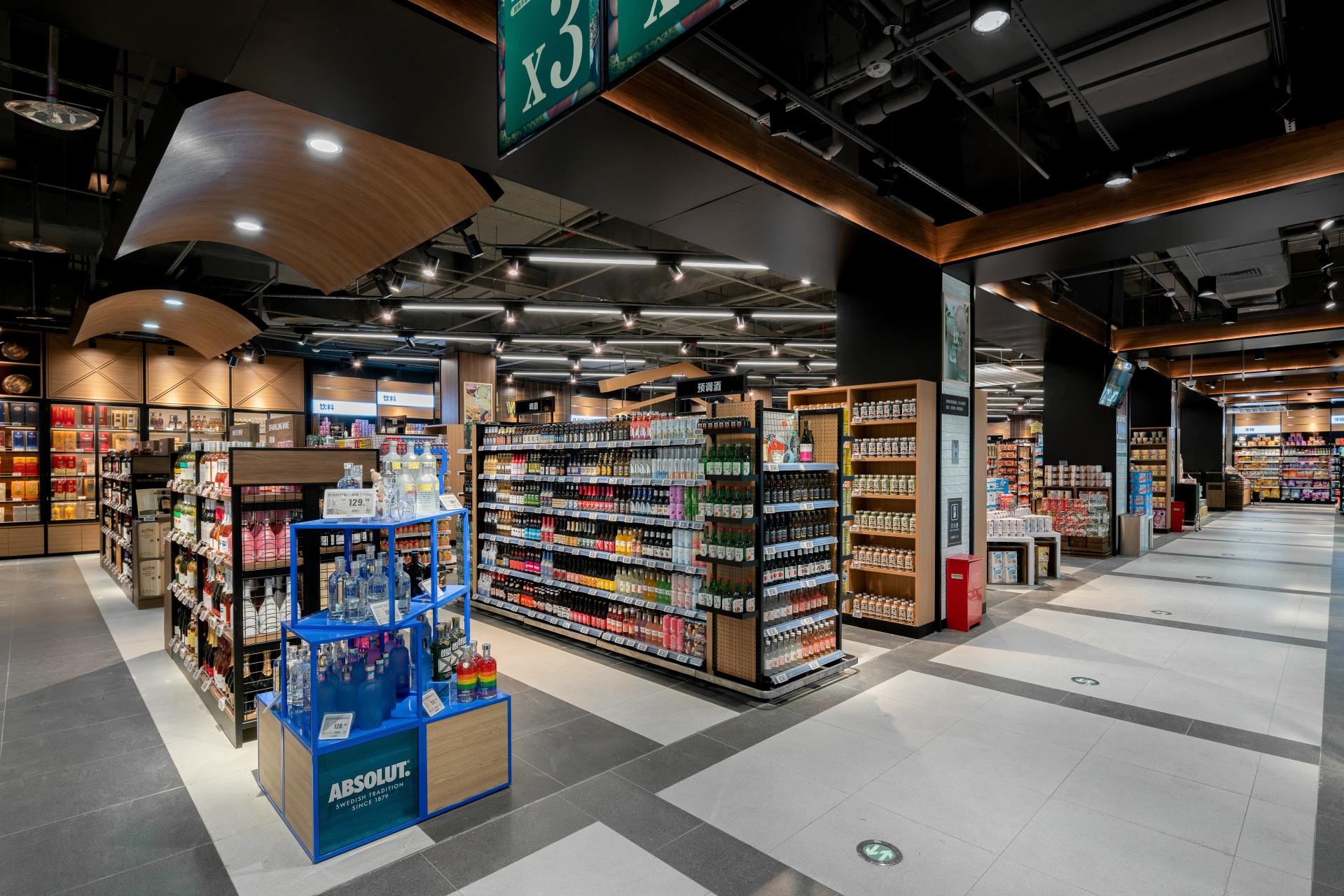 西安生鲜超市装修施工_农产品仓库装修_陕西超市装修设计