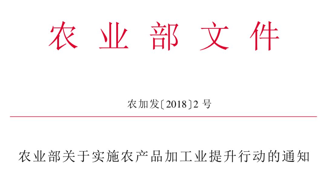 农产品加工业转型升级_农产品加工业集成技术与标准_乡村振兴战略