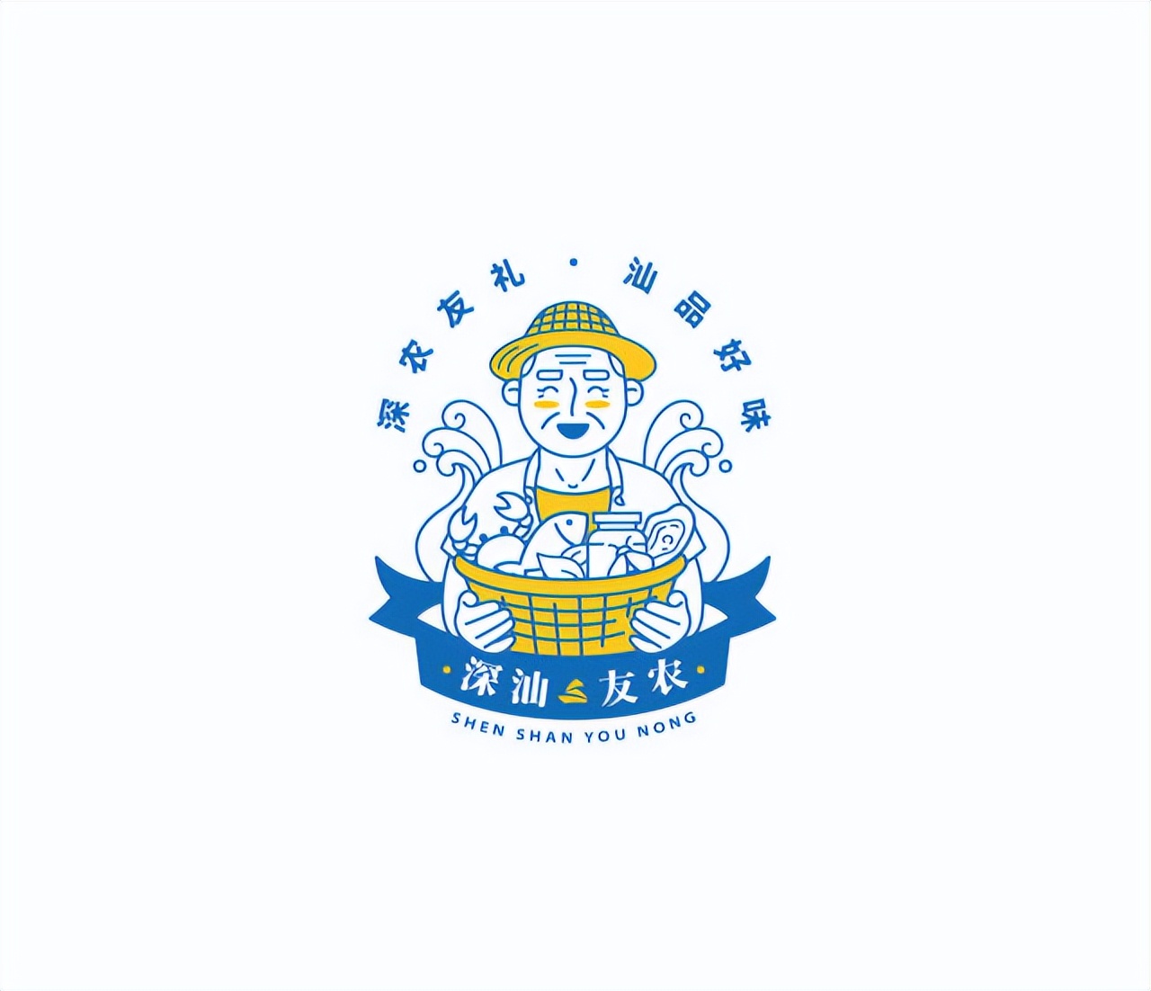 农产品商标图片大全_深汕农产品品牌建设_深汕友农LOGO设计