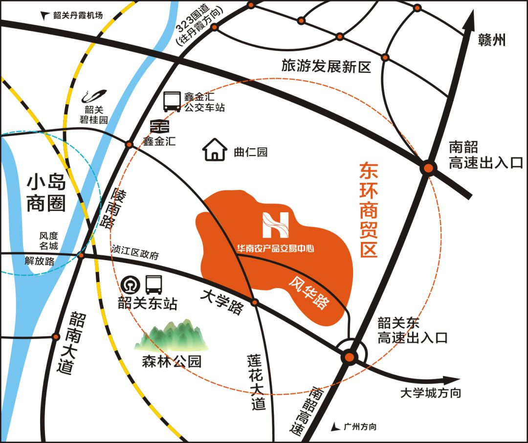 华南农产品交易中心_华南农产品交易中心花市_韶关迎春花市