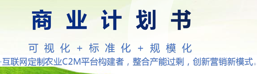 农产品供应链数字化_三农电商商业计划书_农产品电子商务计划书