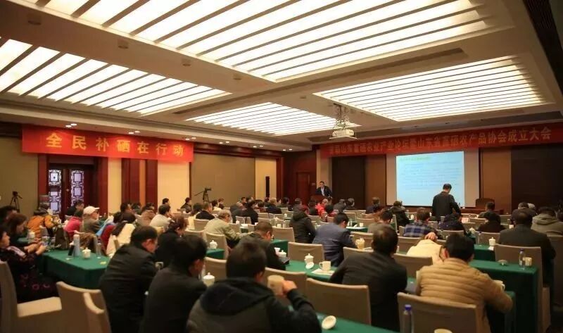 山东省富硒农产品协会成立_山东省富硒农产品协会_王巧莲当选会长