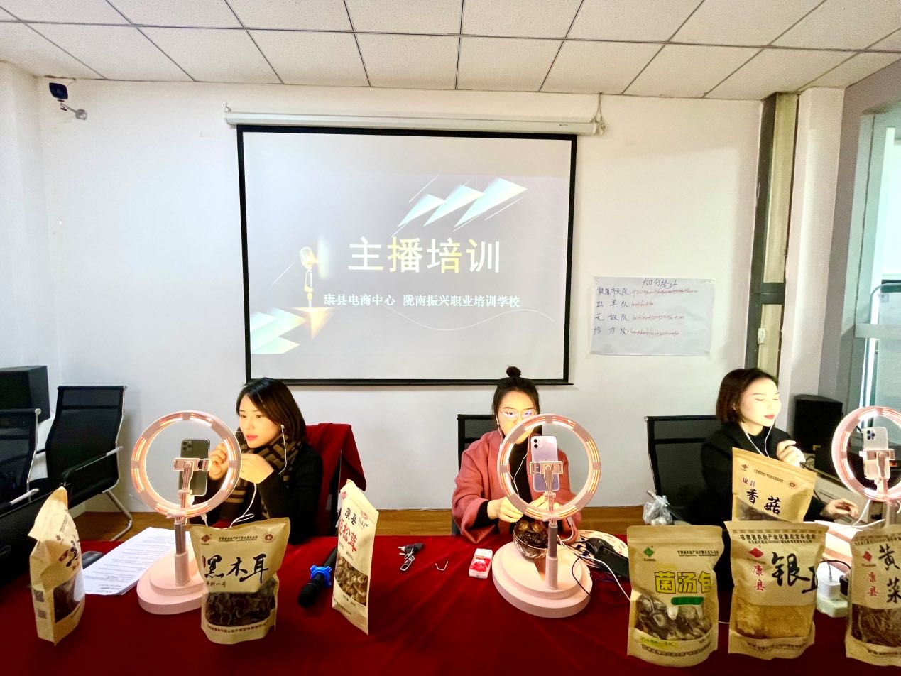 流量成为新农资_康县电商直播培训_康县农产品流通网