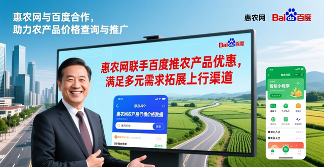 惠农网联手百度推农产品优惠，满足多元需求拓展上行渠道