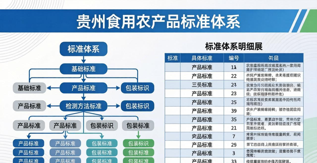 贵州编制10个食用农产品标准体系，推进农业高质量发展