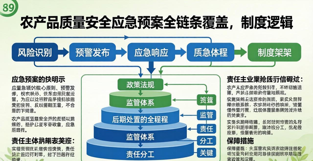 农产品质量安全应急预案：从有名到有实怎么落地