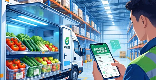 农产品溯源软件_生鲜配送溯源管理系统_订单采购仓储配送一体化