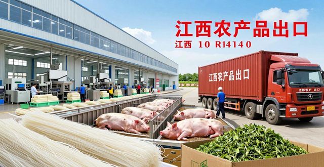 江西农产品出口增速全国领先，米粉生猪茶叶热销全球