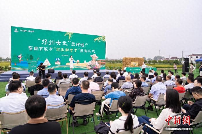 江苏扬农产品展示：扬州大米品牌启动，品种新升级