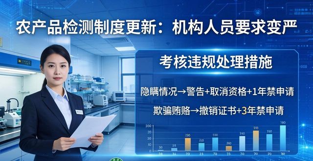 农产品质量安全检测机构考核办法修订内容_农产品检测制度_农产品质量安全检测机构人员资格要求变化