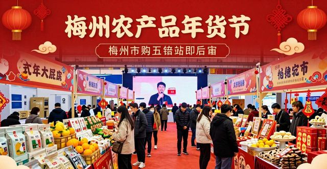 梅城院士广场农产品展销_梅州农产品_梅州市特色农产品年货节
