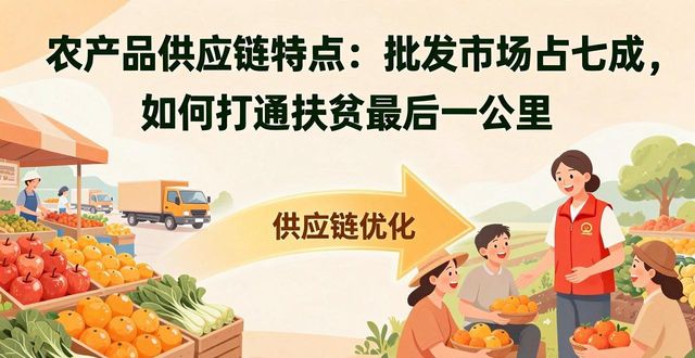 农产品供应链优化发展_农产品批发市场精准扶贫_农产品供应链特点