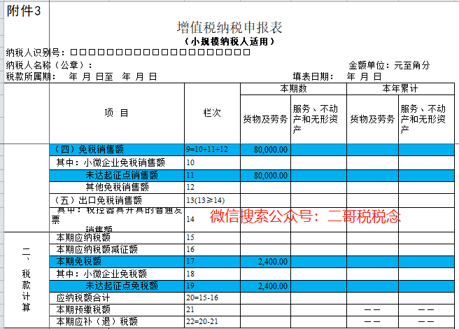 小微企业增值税免税申报流程_小规模纳税人免征增值税政策_小规模免税农产品税率