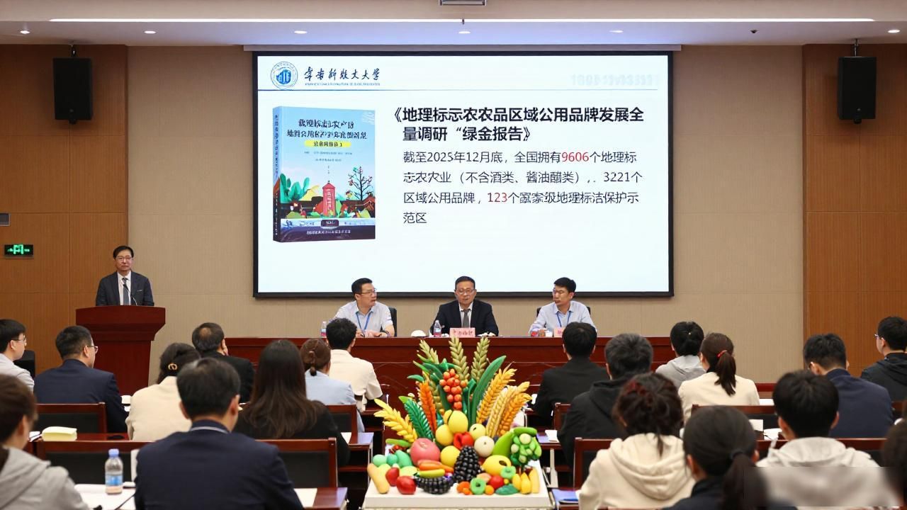 6月29日华中科大发布地理标志农产品区域公用品牌绿金报告