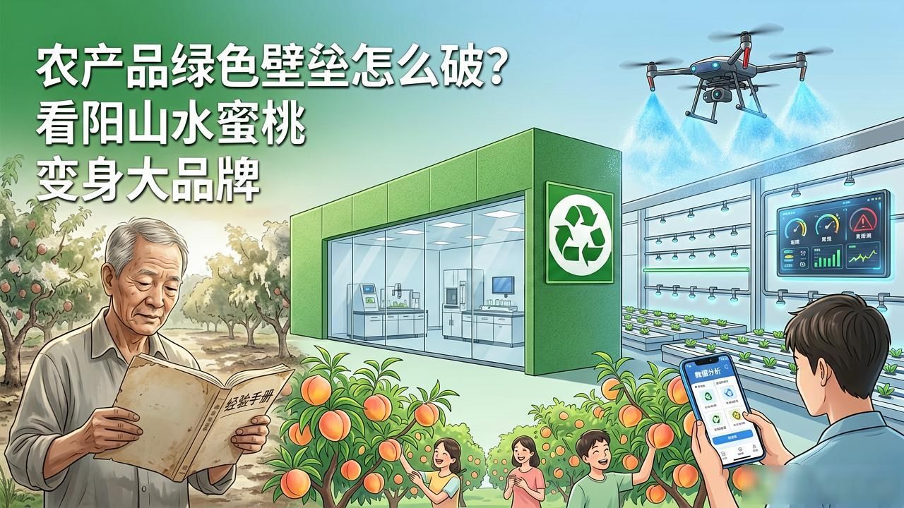农产品绿色壁垒怎么破？看阳山水蜜桃变身大品牌