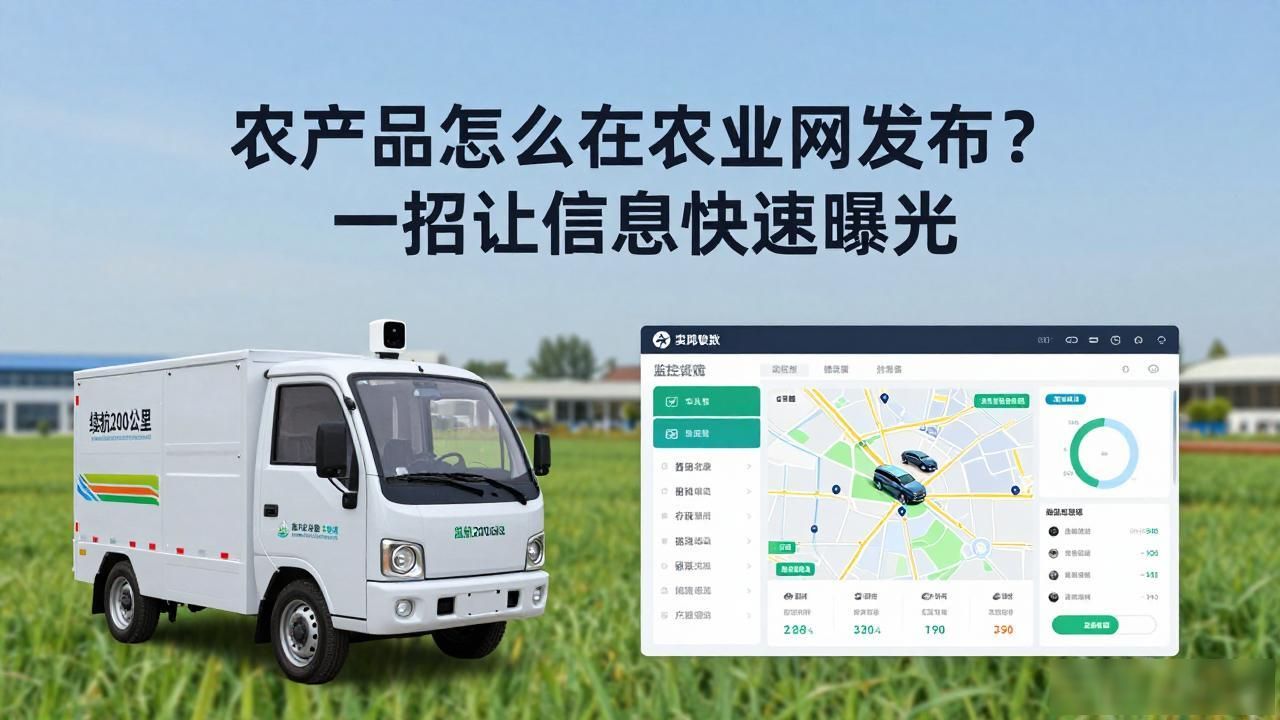 农产品怎么在农业网发布？一招让信息快速曝光