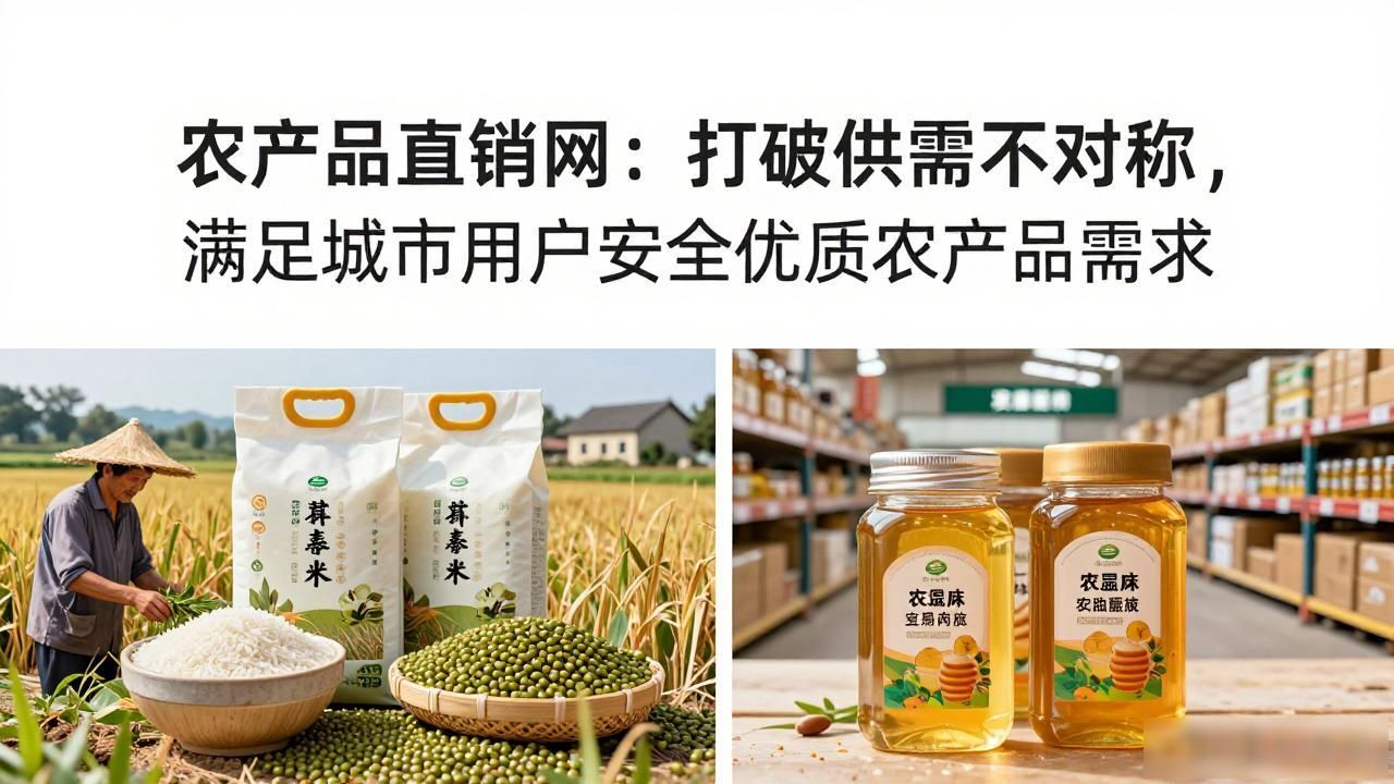 农产品直销网：打破供需不对称，满足城市用户安全优质农产品需求