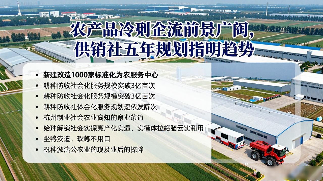 农产品冷链物流前景广阔，供销社五年规划指明趋势
