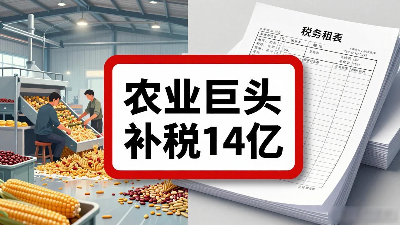 农业巨头补税14亿！中国农产品上市公司免税红利藏大坑，老板必看