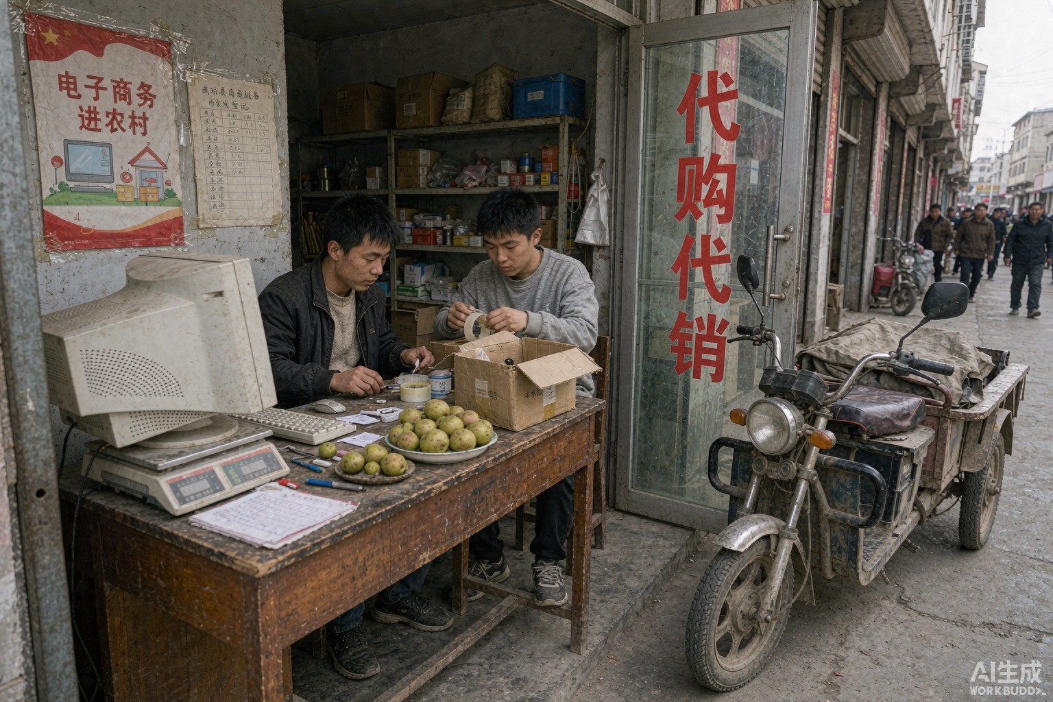同城卖农产品太难？看小县城怎么用代发模式做到日发万单
