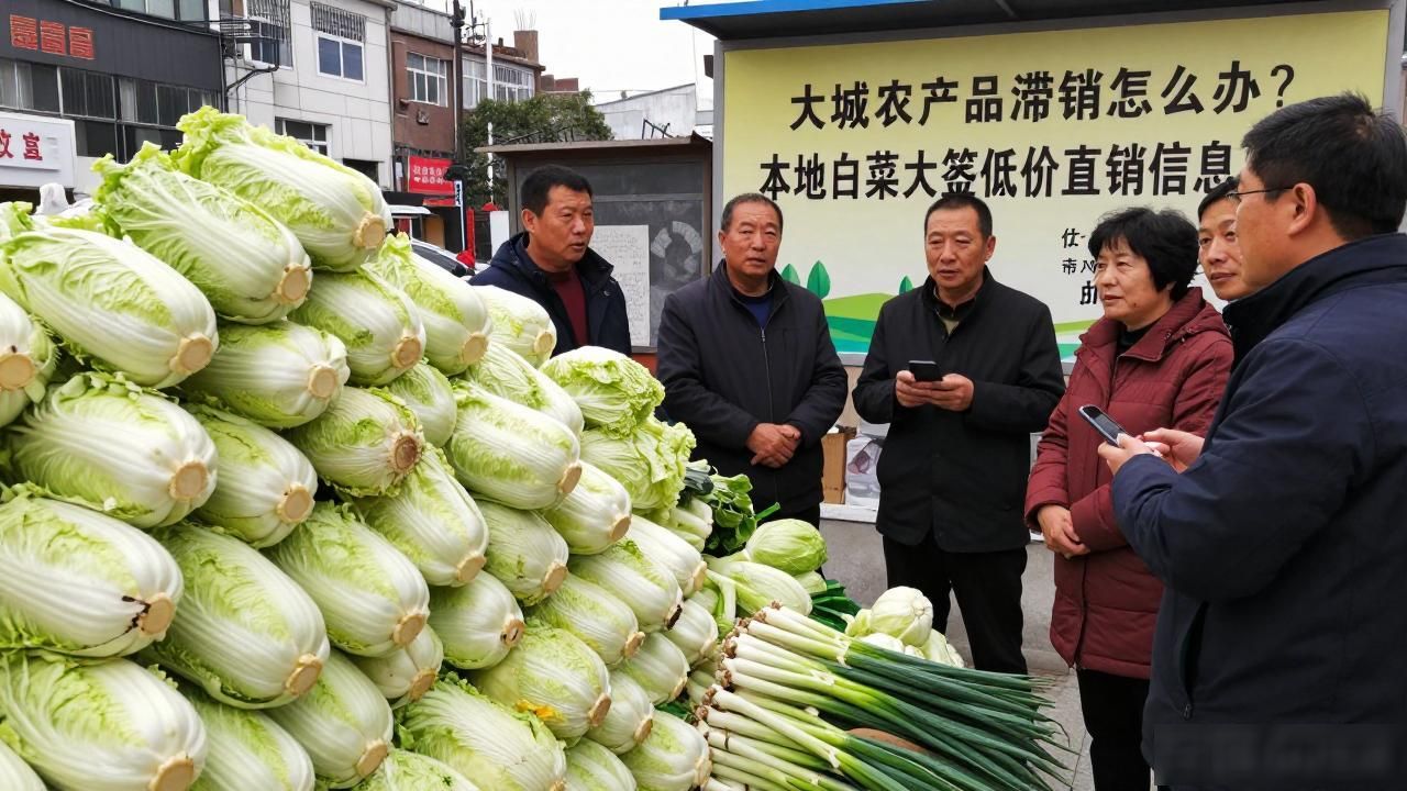 大城农产品滞销怎么办？本地白菜大葱低价直销信息汇总
